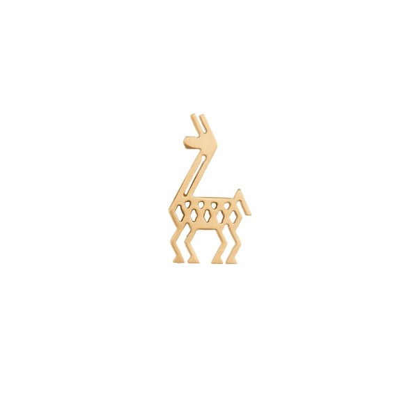 Artystyczny, recznie wykonany pin z kolekcji Peru z lama Mark Orska bizuteria.jpg