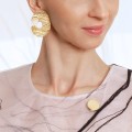 Okrągły, minimalistyczny pin z kolekcji Moon, ORSKA biżuteria