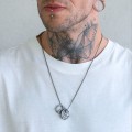 Naszyjnik z nieregularnymi zawieszkami z kolekcji Lava, Orska biżuteria