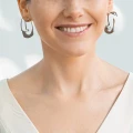 Asymetryczne kolczyki z portretami -kolekcja BODY biżuteria ORSKA.