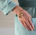Bransoletka łańcuszkowa z tabletką - bizuteria ORSKA