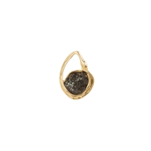 Artystyczny pin z syntetycznym kamieniem z kolekcji New Stone