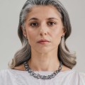 Srebrny naszyjnik z kryształami z kolekcji Soda ORSKA