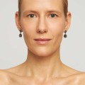 Srebrne kolczyki z kamieniami naturalnymi z kolekcji Semios - ORSKA