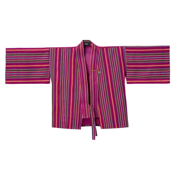 Limitowane kimono z fioletową podszewką z kolekcji Guatemala