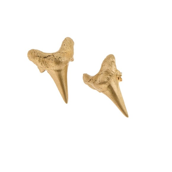 Artystyczne kolczyki  wykonane z mosiądzu FOK19-2 z kolekcji Fossil marki ORSKA biżuteria