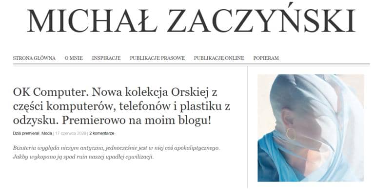 Michał Zaczyński premierowo o kolekcji New Stone