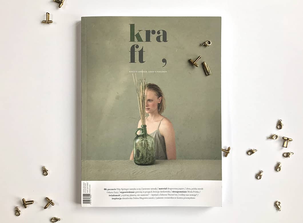 Wywiad z Anną Orską i podróż po jej pracowni w pierwszym numerze magazynu KRAFT