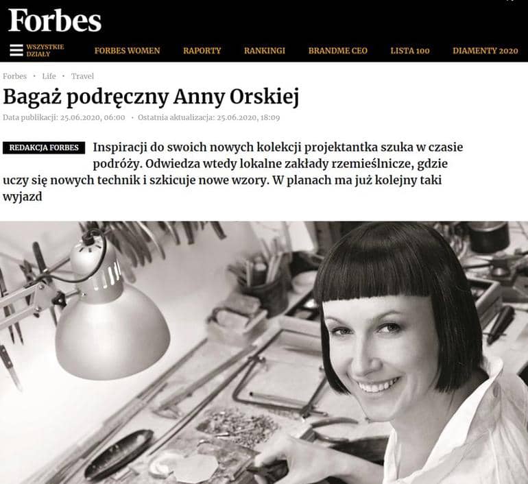 ORSKA w Forbes i na forbes.pl