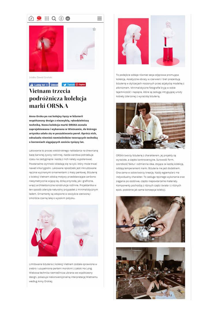 W Label Magazine ukazał się artykuł o podróżniczej kolekcji marki ORSKA!
