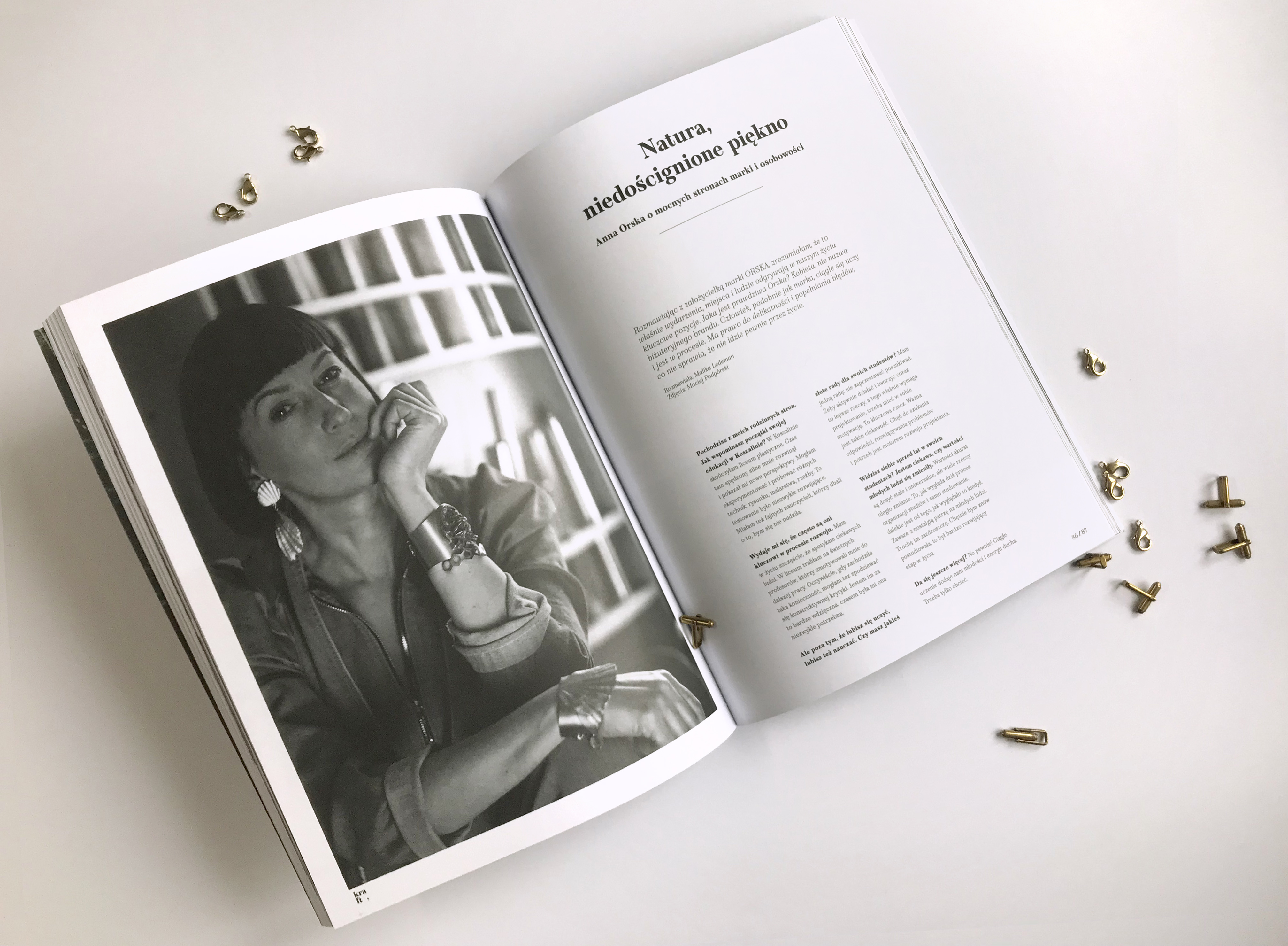 Biżuteria artystyczna ORSKA w magazynie KRAFT