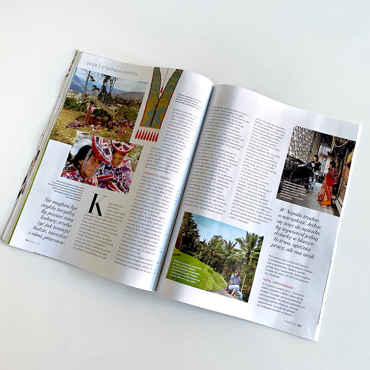 Anna Orska w magazynie Twój Styl